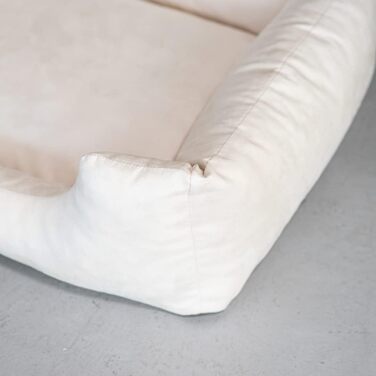 Килимок для собак Puffi, великий, середній, малий - м'який килимок для собак з Alcantara, великий розмір (XXXL+| 160x110 см, Ecru)