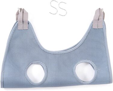 Набір для грумінгу собак, гамак для грумінгу, сірий, середній, для маленьких та середніх порід