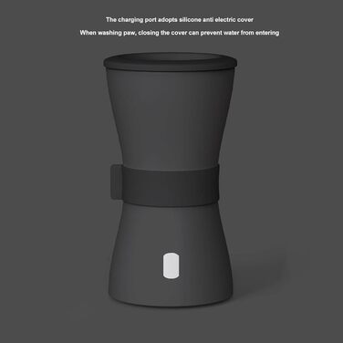 Автоматичний мийка лап для собак, електрична, з м'якими щетинками, 360° обертання, білий колір