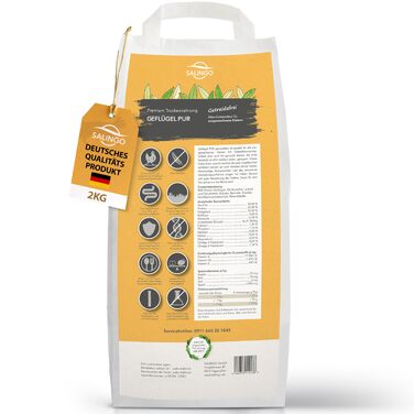 Сухий корм для котів SALiNGO Premium Geflügel Pur з птицею 90%, беззерновий, 10 кг