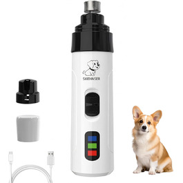 Електричний точило для собачих кігтів CMANLNYK - тихий, акумуляторний, для собак малого, середнього та великого розміру