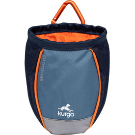 Сумка для тренування собак Kurgo Keksbeutel, поясна сумка для ласощів з кліпсою та карабіном (Navy)