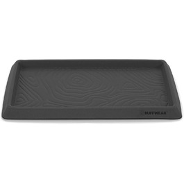 Килимок для собак Ruffwear Basecamp - водовідштовхуючий, з неслизьким покриттям, для їжі та води, підходить для 2 мисок, легко миється, силікон, середній, колір Базальт Grey.