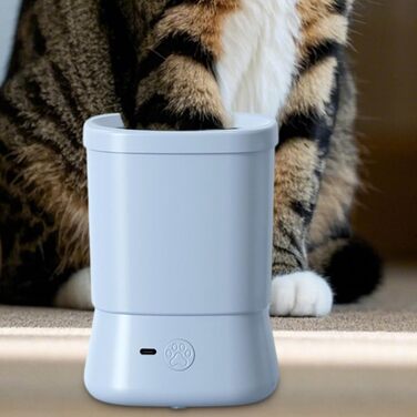 Автоматичний очищувач лап для собак: 2-ступеневий, проти бруду, аксесуар для догляду, для подорожей, дому, кемпінгу, прогулянок (блакитний)