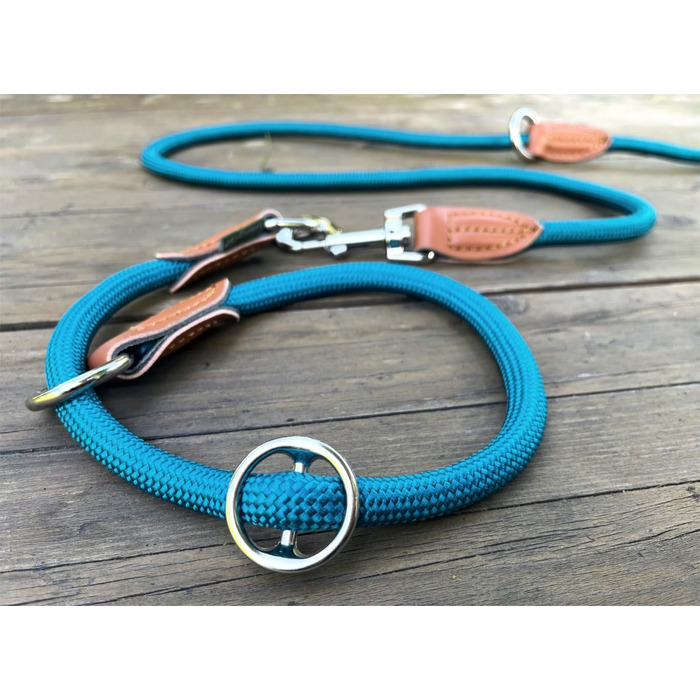 Нашийник для собак Leisegrün Paracord, регульований | Нашийник з нейлону | odell Devon | Зелений | Розмір XL (Barrier Reef)