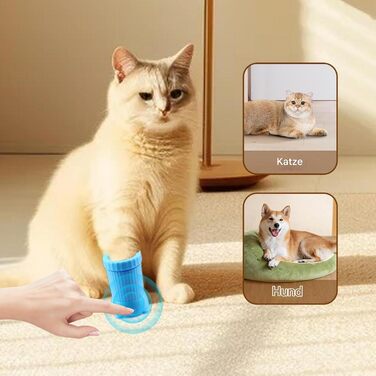 Автоматична мийка лап для собак PAW, автоматичний очищувач лап, USB-зарядка, портативна мийка для котів та собак, зелений (блакитний)