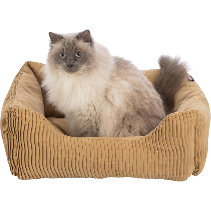 Крісло-лежанка для собак TRIXIE Marley, 60 x 50 см, охайний дизайн, бавовна, зручне та миється