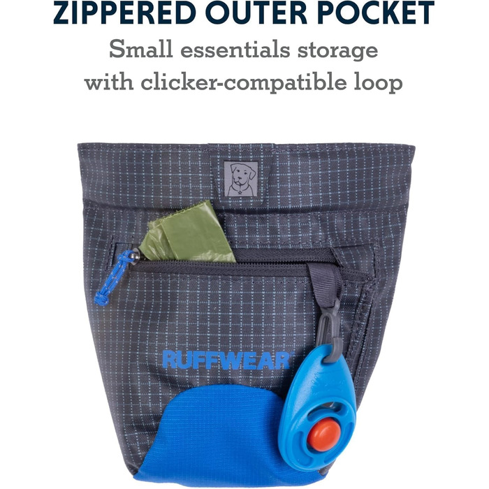 Сумка для ласощів Ruffwear Treat Trader з регульованим поясом, колір Brown Bear (Blue Pool)