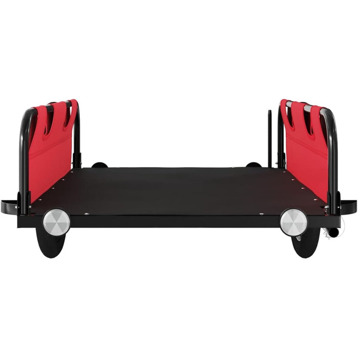 Причіп для велосипеда ARKEM, червоний, з тканини Oxford та сталевим з'єднувачем. Причіп для велосипеда, кошик для собак