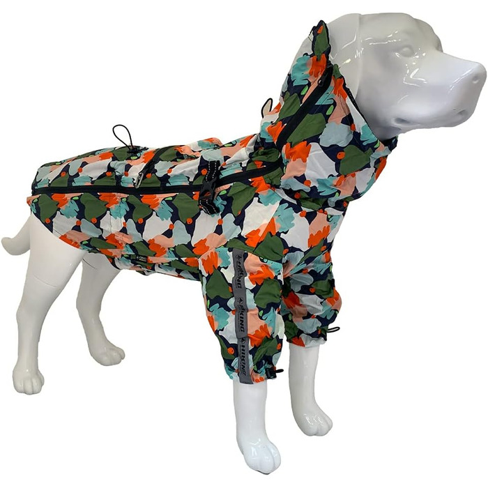 Дощовик для собак Croci Go Harlequin, компактний, 182 г, 25 см