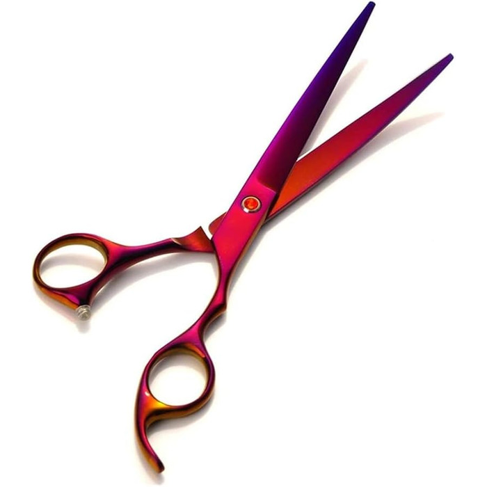 Професійна ножиця для собак, вигнута ножиця для шерсті, ножиці для грумінгу домашніх тварин, гребінець, ножиці для тварин, професійні ножиці для грумінгу