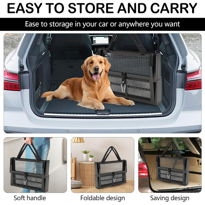 Східці для собак Hunderampe: 5 сходинок, складані, для вантажівок та SUV, до 100 кг, регульована висота 35-90 см