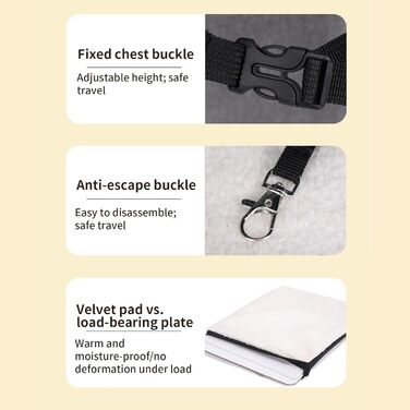 Транспортна сумка для котів, рюкзак для собак, переноска для тварин, дихаюча, розширювана, складна, для подорожей, прогулянок, сірого кольору (з чорною основою)