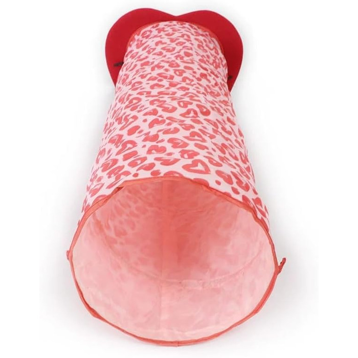 Туннель-іграшка для котів та тварин, Pop-Up, складаний, для дому (червоний)