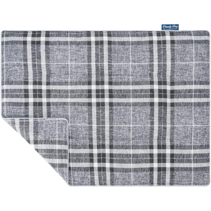 Плед для собак Highlands: м'який, міцний, преміум-якість, Made in Germany, розмір L (сірий, середній)