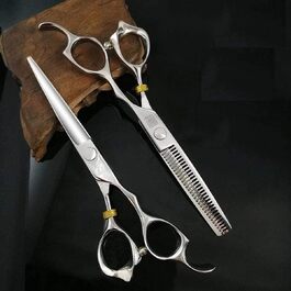 Набір професійних ножиць для перукарів Titan 6 дюймів з японської сталі (2 шт.)