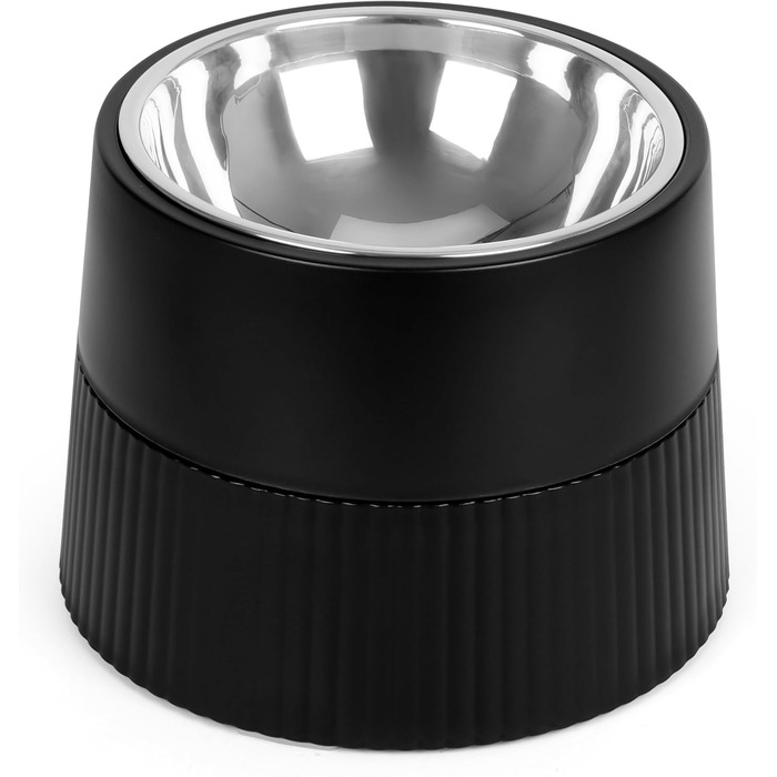 Станція для годування Belle Vous з висувними мисками для собак - 400 мл, миска з нержавіючої сталі з антиковзним підйомником - для великих/маленьких/середніх собак та котів