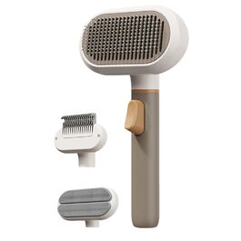 Бурштук для грумінгу собак з 3 насадками | Видалення шерсті для короткої та довгої шерсті, підшерстка. Для дому, квартири, офісу.