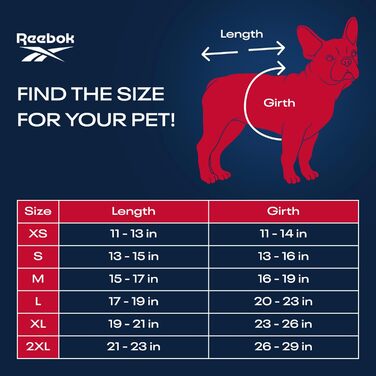 Reebok Дощовик для собак з капюшоном, водонепроникна куртка для малих і великих порід, регульований шнурок, легкий і гіпоалергенний