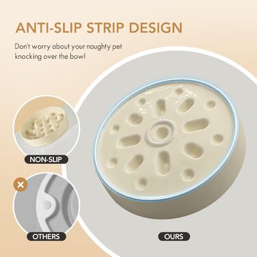 Підвищена годівниця для собак та котів Havniva з кераміки, для повільного годування, 13 см та 15,5 см, з дерев'яною підставкою, 2 шт. світло-зелені + підставка, 9.5 дюймів