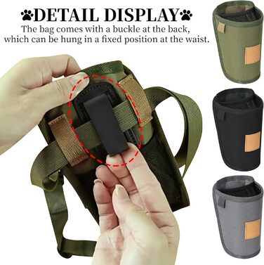 Набір для дресирування собак: сумка для ласощів, свисток, диспенсер для відходів, регульований