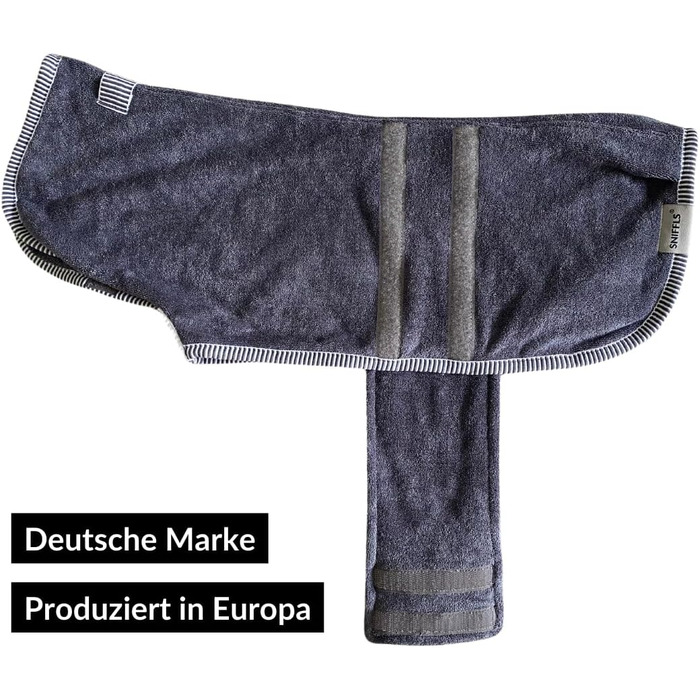 Преміум халат для собак - великі породи, теплий та м'який, для зими та літа, машинне прання 40°C