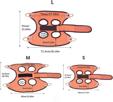 Гамак для собак та котів Nybhyjka для підстригання кігтів, зручна шлейка для грумінгу, помаранчевий, великий розмір