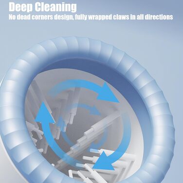 Автоматичний мийка лап для собак: електричний пристрій для чищення лап для великих собак, кошенят та цуценят. Чорний/білий, блакитно-білий кольори