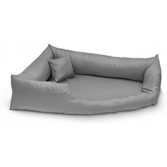 Ортопедичне собаче ліжко Juelle Dakota з ортопедичним матрацом, великі породи, знімний чохол, 120x90 см/100x100x22 см