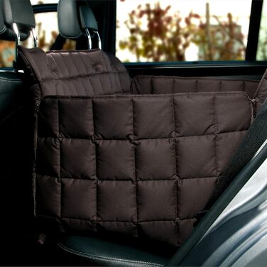 Захисна автомобільна ковдра для заднього сидіння Doctor Bark 3-Sitz - універсальна, для всіх комбі та SUV (колір: коричневий)