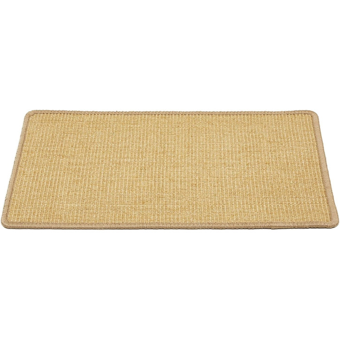 Килимок для котів з сизалю - міцний коврик-кігтеточка з 100% сизалю, бежевий (набір 2 шт., 40 x 60 см)