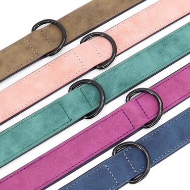 Шкільний нашийник для собак Didog: м'який, з підкладкою, зелений, L (33-43 см, 10-20 кг)