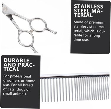Ножиці для стрижки собак Sosoport: професійні ножиці для грумінгу з нержавіючої сталі