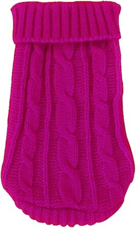 Зимовий пуловер для собак, класичний одяг для домашніх тварин, підходить для маленьких собак, цуценят, котів, в'язаний пуловер, для такс, одяг, чихуахуа, костюми шнауцерів (зелений, розмір S (8) 2–2,5 кг, зелений (M(10) 2.5-4 кг)