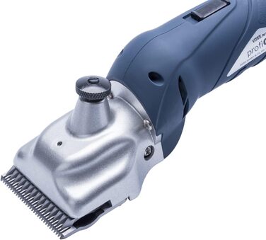 VOSS.farming profiCUT go: акумуляторна машинка для стрижки коней, 2 батареї, тиха, з лезами Aesculap, блакитна