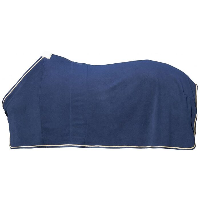 Кінська попона HKM Mr. Feel Warm, чорна/срібляста, 155 см