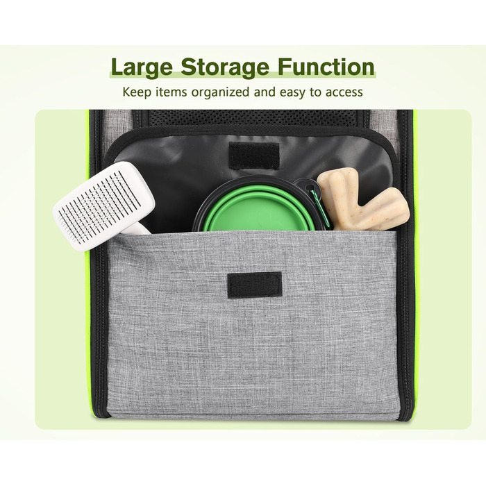 Рюкзак для кота Pecute з сітчастим вікном, переноска для тварин, сірий, до 6 кг