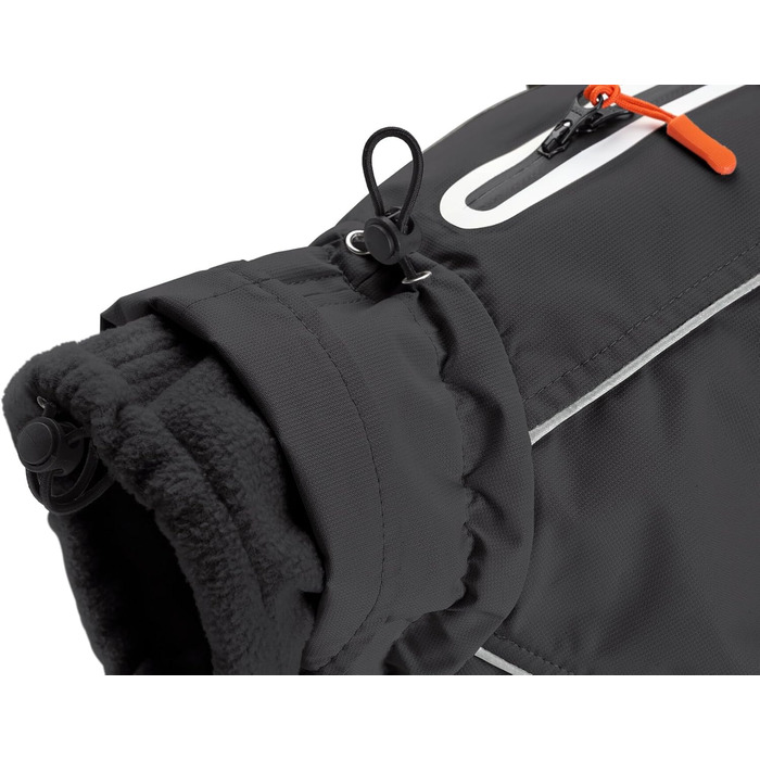 Теплий водонепроникний теплий зимовий одяг для собак HUNTER NORDBY, чорний, розмір 80