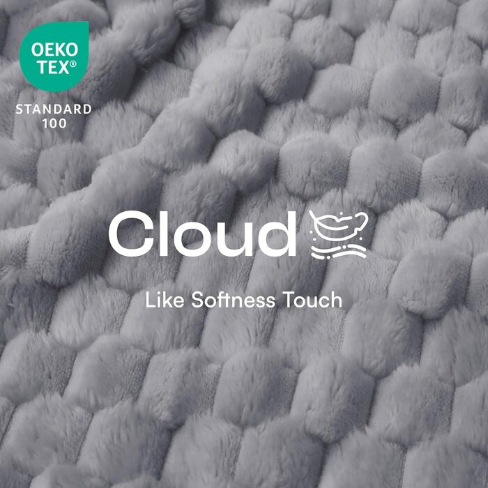 М'яка ковдра для собак та котів Luciphia, 3 шт. у наборі, 52x76 см, фланель, рожева, бежева, сіра