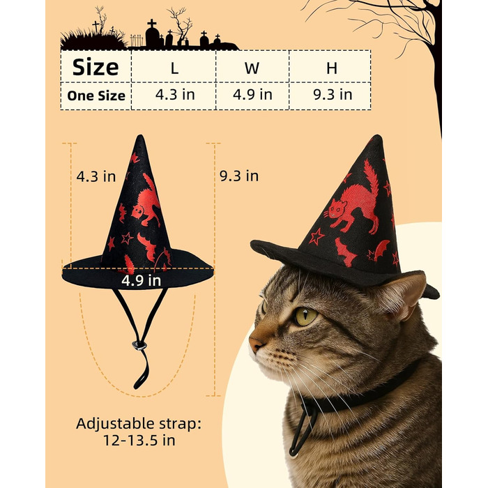 Костюм на Хелловін для собак: крила кажана, аксесуар для вечірки, одяг для цуценят, собак різних розмірів, кумедний косплей (один розмір)