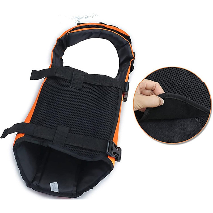 Рятувальний жилет для собак, камуфляжний з світловідбиваючими смугами, регульований, для малих, середніх та великих собак