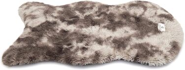 Ортопедичне собаче ліжко Pfoten&nasen® з водонепроникним покриттям (110x70 см, Колір: Коричневий/Білий)