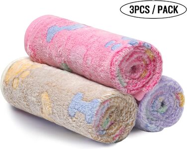 М'яка ковдра для собак та котів Luciphia: тепла флісова ковдра 104x76 см (3 шт.)