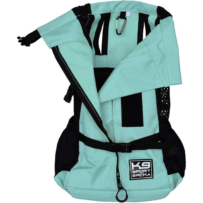 K9 Sport Sack рюкзак-переноска для собак, вентиляція, регульований, для малих і середніх порід, ветеринарне схвалення, сірий, розмір L
