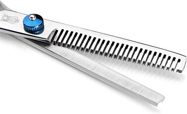 Набір професійних ножиць для грумінгу тварин 6.0 дюймів, нержавіюча сталь, прямі та зігнуті леза, ножиці для розрідження, для собак та котів