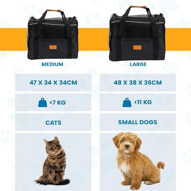 Сумка-переноска Cool Paws для котів і маленьких собак, легка, дихаюча, з сітчастими боками, посиленим каркасом, знімним матрацом і плечовим ременем для безпечного транспортування
