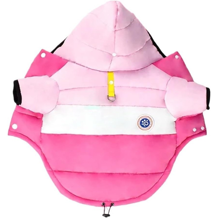 Зимова куртка для собак, бавовна, тепла одіяння для домашніх тварин, накидка для цуценят та собак середніх розмірів, котів, чихуахуа, бульдогів, одяг для старших собак (колір: , розмір: ) (XXL, однотонна)