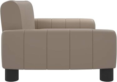 Ляжка для собак, м'яка подушка для собак, диван-софа для маленьких собак, лежанка для домашніх тварин, котяча лежанка, кавово-коричнева штучна шкіра