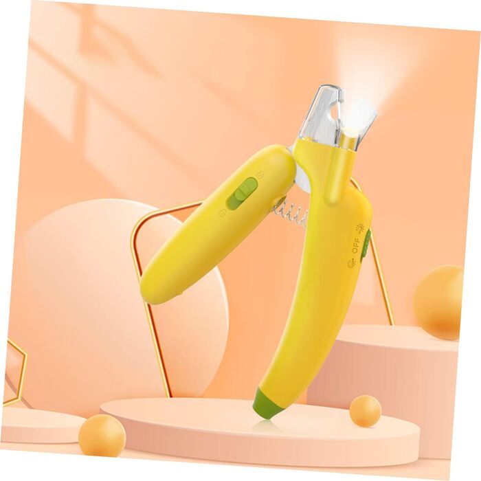 Тримач для когтів для собак та котів BESPORTBLE з LED-підсвічуванням: безпечний триммер для догляду за кігтями