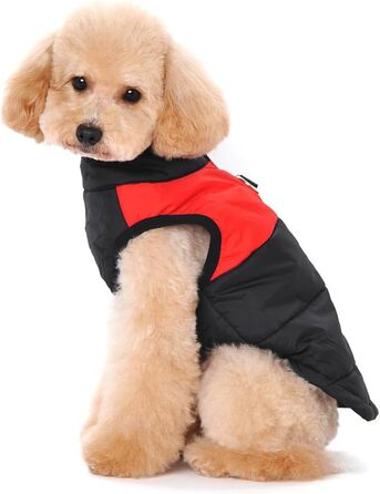 Зимовий теплий одяг для собак, водонепроникний пуховик для собак XL, червоний